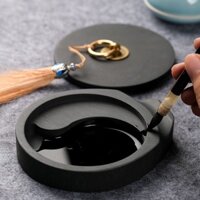 Nồi Lẩu Mực Không Khô Mực Cô Cô Mực Phòng Bốn Kho Báu Văn Phòng Phẩm Đồ Dùng Thư Pháp4Inch Có Nắp Mực Biển Mực Dải Mực Đ