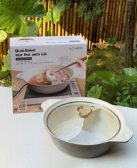 Nồi lẩu nhôm đúc 2 ngăn 26cm Kaiyo