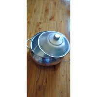 Nồi lẩu nhôm kiểu thái hình bầu dân dã đúc cao cấp