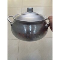 Nồi lẩu Nhôm Pha Gang Hình Bầu kiểu Thái Size 16cm