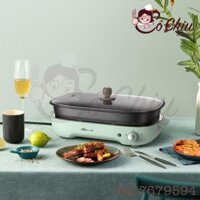 Nồi Lẩu Nướng Đa Năng 3 Trong 1 Bear DHG-C40D5 làm lẩu, nướng và bánh pancake - hàng chính hã