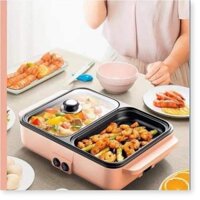 NỒI LẨU NƯỚNG HÀN QUỐC 2 NGĂN MẪU MỚI