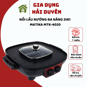 Nồi lẩu nướng Matika MTK-4020 - 1700W