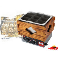Nồi lẩu oden 9 ngăn, bếp nấu lẩu xiên que tự chọn 9 ngăn [BH 12 Tháng]