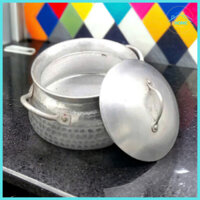 Nồi lẩu riêu cua bằng nhôm, nồi lẩu bằng nhôm gò cao cấp 16cm, 18cm, 20cm, 22cm