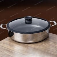 Nồi lẩu từ nguyên khối blackcube 32cm ( kimscook Korea )