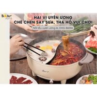 Nồi lẩu uyên ương 2 ngăn Bear (NK Đức)