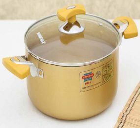 Nồi Sunhouse SH 8834-22EBN - Nồi lẻ Anod quai EB màu vàng