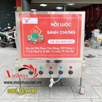 Nồi luộc bánh chưng 300L mẫu vuông (90 bánh)