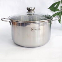 Nồi luộc gà 1 đáy bếp từ inox 430 Fivestar HT Cook 26cm / 28cm / 30cm / 32cm dùng được mọi bếp , tặng 1 muỗng canh inox
