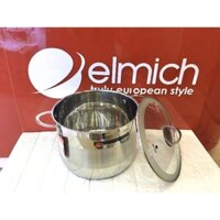 Nồi luộc gà Elmich inox 304 CELESTINE 28cm EL-5279- Hàng khuyến mại. Đáy khắc chữ KM