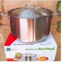 NỒI LUỘC GÀ INOX 28 CM - Đồ khuyến mãi của sữa Nutifood