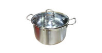 Nồi luộc gà Inox 3 đáy 28cm Fivestar FSN28IN1 dung tích 10 lít nắp kính, bảo hành 5 năm