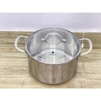 Nồi luộc gà inox 3 lớp đáy liền Elmich Trimax Classic 2410OL size 26,28cm