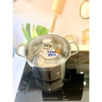 Nồi luộc gà inox 3 lớp đáy liền Elmich Trimax Classic 2410OL size 28cm