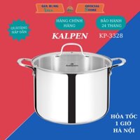 Nồi Luộc Gà Inox 304 5 Lớp Đáy Từ Kalpen Size 28cm Dung Tích 11L Dùng Nấu Hầm Canh Rất Tiện Dụng