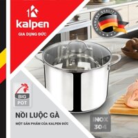 Nồi Luộc Gà Inox 304 Cao Cấp 5 Đáy Kalpen Lermat