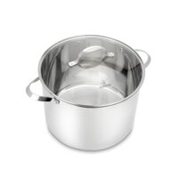 Nồi Luộc Gà inox 304 Cấp 5 Đáy Kalpen Lermat 28cm 30cm bảo hanh 5 năm công nghệ của ĐỨC