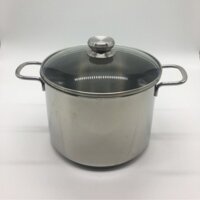 Nồi luộc gà inox 304, nắp kiếng