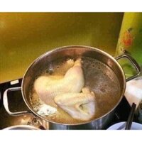 Nồi Luộc Gà INOX Đáy Từ, Chắc Chắn Size Lớn 36cm