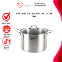 Nồi Luộc Gà inox Đường Kính 30cm (Luộc Gà, Vịt Nguyên Con) Goldsun GPO2110-28S, GPO2110-30S, Elmich, Tefal
