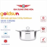 Nồi luộc gà inox Goldsun GE43-1302SG size 26cm dùng cho bếp(TỪ, GA, HỒNG NGOẠI)