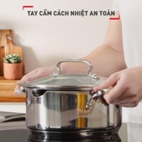 Nồi luộc gà vịt nguyên con inox 304 Tefal Duetto Plus 28cm 10.4L