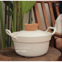 Nồi Mì Ramen Kiểu Hàn Nhật Nắp Gỗ - The August Ideas