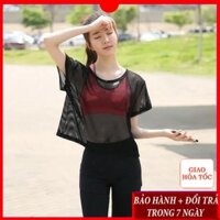 Nơi mua áo phông lưới tập gym, yoga cho nữ size lớn giá rẻ