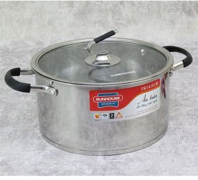 Nồi nấu ăn inox 3 đáy 24 cm Sunhouse SHG24324