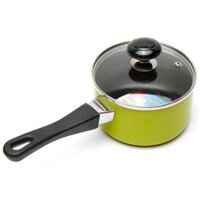 Nồi nấu bột chống dính nắp kính 14cm AK quánh nấu bột cho bé size 12, 14 cm cao cấp