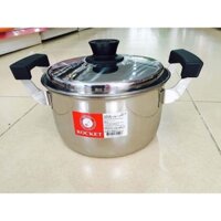 Nồi nấu canh rocket Thái lan 22cm 3,7l dùng  được cho bếp từ