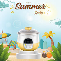 Nồi Nấu Chậm 0,8L Bear SUBE001, Nồi chưng yến cách thuỷ đa năng, bảo hành 18 tháng