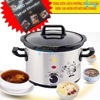 Nồi nấu chậm BBCooker BS25 Hàn Quốc lõi sứ siêu dày 2.5L ⚡ Nồi nấu cháo dinh dưỡng cho bé ⚡ Nồi kho cá hầm xương...