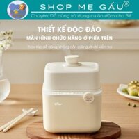 Nồi Nấu Chậm Bear 0,8L Mẫu Mới SB-NNC08 Với 7 Chế Độ Nấu Chưng Yến, Hầm Hấp, Ninh Cháo Cách Thủy Giữ Chọn Chất DD