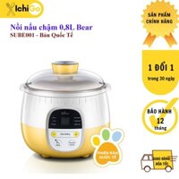 Nồi nấu chậm Bear 0,8L SUBE001 (có lồng hấp)