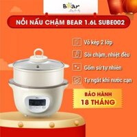 Nồi nấu chậm Bear 1.6 L – Slow cooker Sube002 Chính Hãng