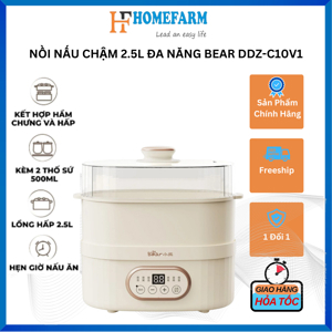 Nồi nấu chậm Bear DDZ-C10V1