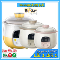 Nồi nấu chậm Bear Sube001, nhiều chức năng nấu đa dạng, mang bữa ăn thơm ngon và đầy chất dinh dưỡng cho gia đình