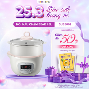 Nồi nấu chậm Bear SUBE002 1.6L