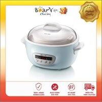 Nồi nấu chậm Bear SUBE003 2.5L Kèm Lồng Hấp hầm cháo cho bé, hầm thức ăn có giá trị dinh dưỡng cao - BẢN QUỐC TẾ