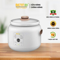 Nồi Nấu Chậm Đa Năng Điện Tử 8 Chức Năng Bennix BN-30SLC Kho Cá Hầm Xương Bảo Hành 24 Tháng Dung Tích 3L