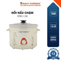 Nồi Nấu Chậm ĐẠT TƯỜNG 1.5L lõi sứ Ceramic, công tắc tự ngắt – DTSC-1.5S