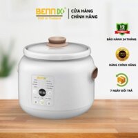 Nồi Nấu Chậm Điện Tử 8 Chức Năng Bennix BN-30SLC Kho Cá Hầm Xương Dung Tích 3L Bảo Hành 24 Tháng