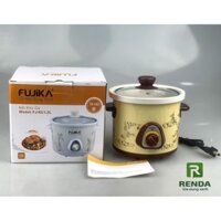 Nồi nấu chậm Fujika FJ-KC15 dùng để hầm cháo em bé, chưng yến, kho cá giữ được hương vị của thức ăn, bảo hành 12T