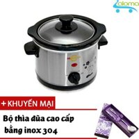 Nồi nấu chậm hầm kho nấu cháo dinh dưỡng 1.5 lít BBcooker BS15 - Tặng thìa đũa Inox