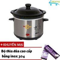 Nồi nấu chậm hầm kho nấu cháo dinh dưỡng 0.7 lít BBcooker BS07 - Tặng bộ thìa đũa Inox