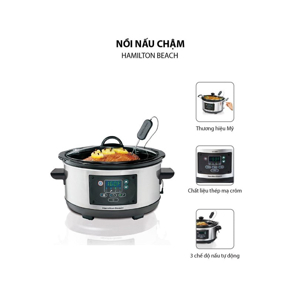 Nồi nấu chậm Hamilton Beach 4.5l - 33956A