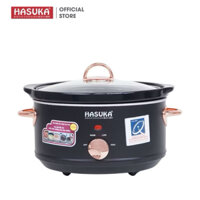 Nồi nấu chậm HASUKA HSK-138 dung tích 3.5L cao cấp, nồi hầm đa năng, nấu cháo, sắc thuốc đa năng chính hãng BH 12 tháng