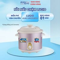 Nồi nấu chậm LUGIO model LG-KC15/KC25/KC35 dùng nấu cháo, kho cá, hầm gân... bảo hành 12 tháng